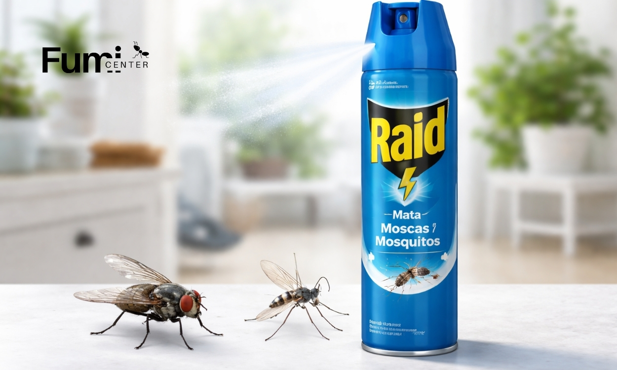 ¿Raid mata moscas y mosquitos?