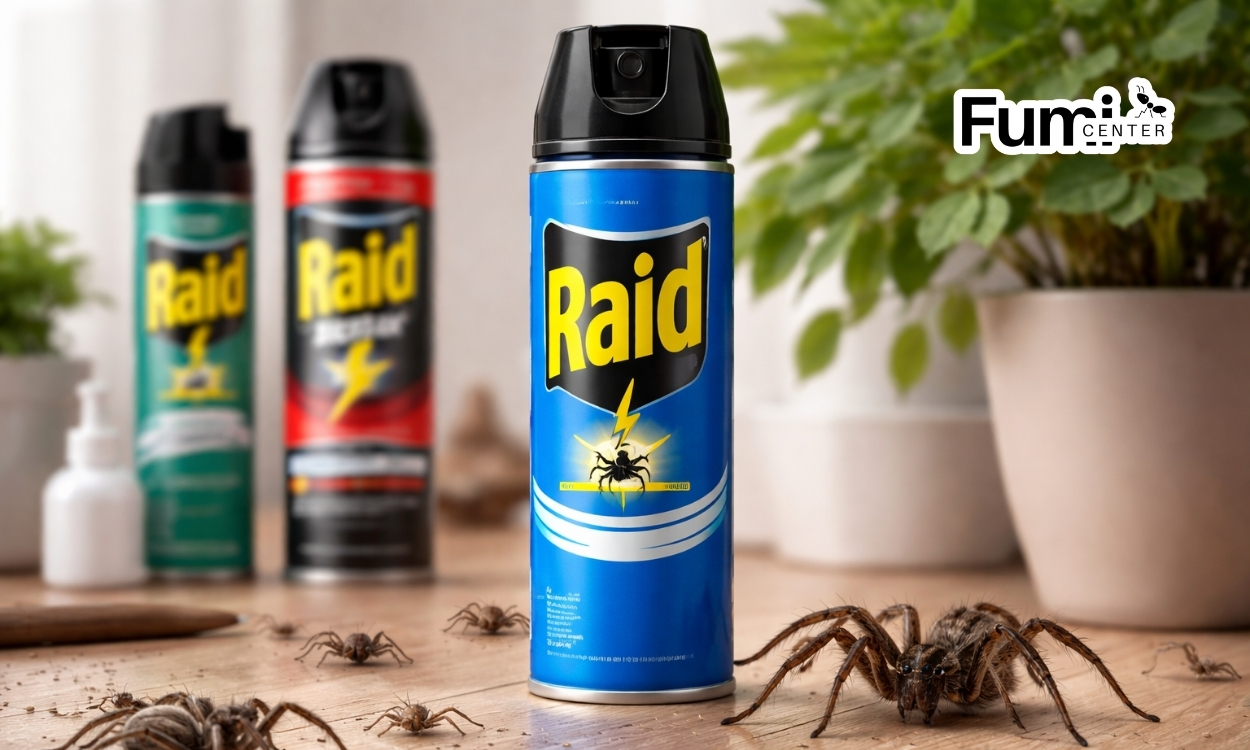 ¿Raid sirve para matar arañas?