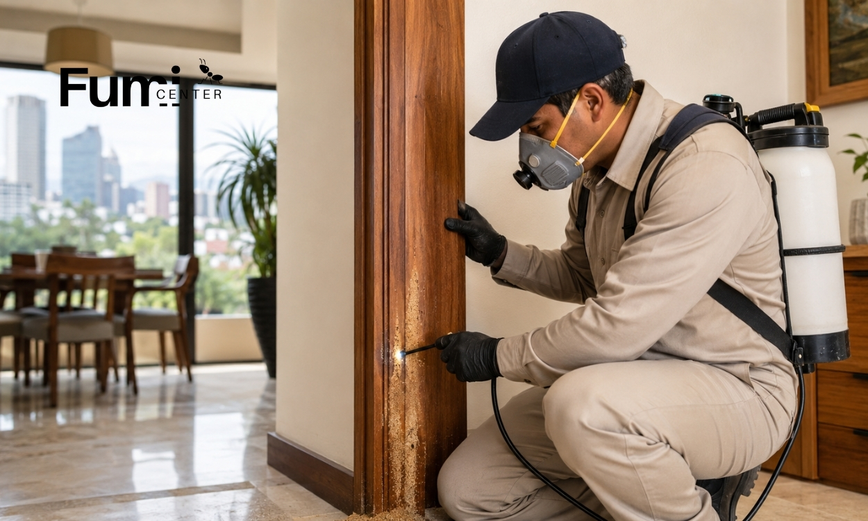Fumigación de termitas en CDMX: elimina termitas de madera con tratamiento profesional