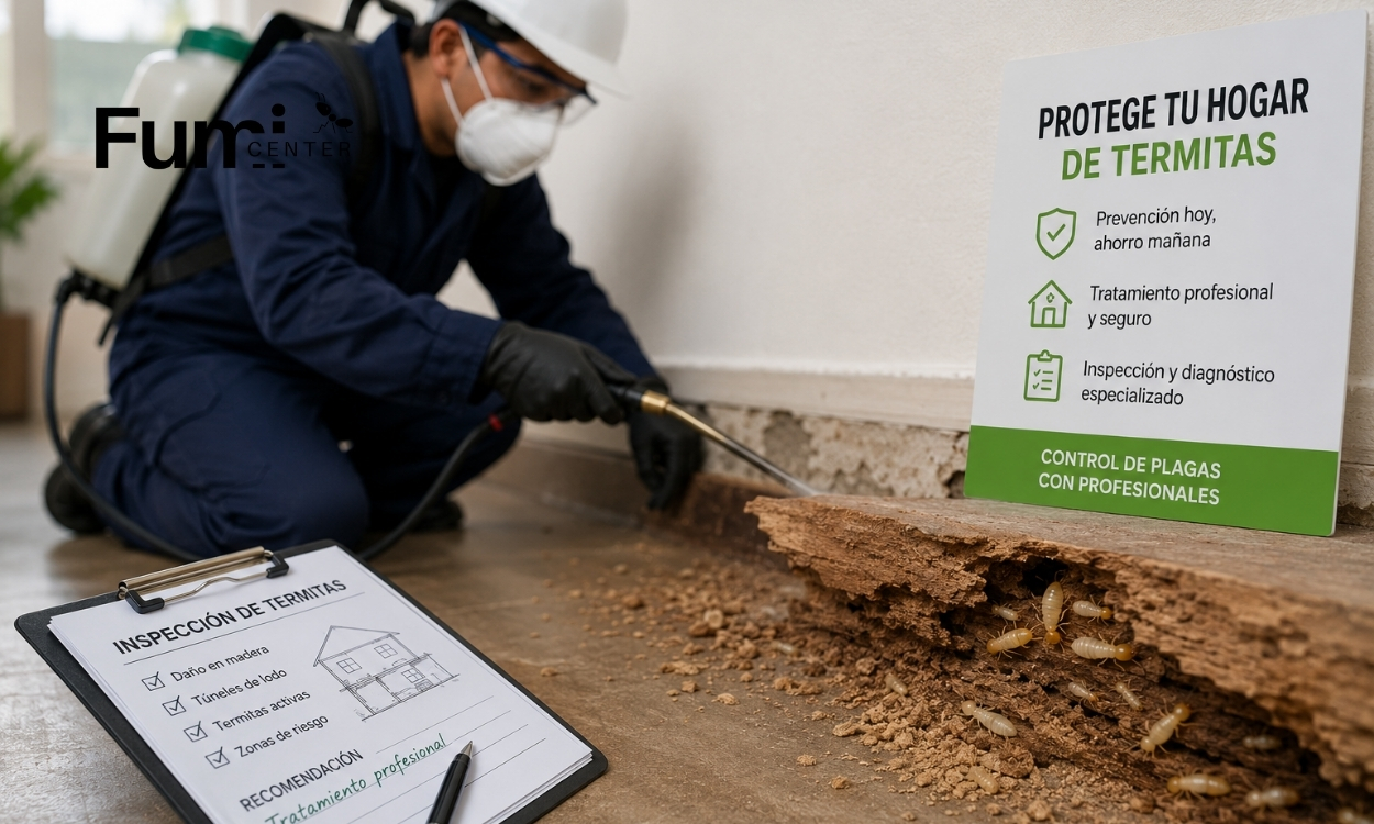 Costo de fumigación de termitas: precios, factores y cuándo contratar un servicio profesional
